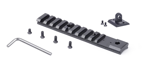 0.037kg Black Picatinny Rail Ideale aggiunta all' attrezzatura da tiro